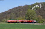 629 006-7 als RE 22338 (Ulm Hbf-Sigmaringen) bei Schelklingen 21.4.17