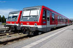 628 630 und 928 585 Bahnhof Mühldorf 07.06.2017