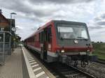 628 335 als Rb nach Ehingen (Donau) am 08.09.17 in Rammingen. 