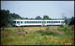 628278 verläßt am 6.7.1991 um 15.21 Uhr Meckesheim in Richtung Heidelberg.