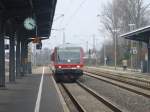 628/928 513-1 am 24.03.07 als RB bei der Einfahrt in den Bahnhof Grevenbroich.