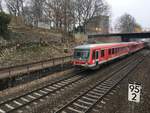 Der 629 236/318 mit 628 701 als Rb von Ulm nach Biberach am 06.03.2018