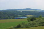 Triebwagenüberführung des 628 423   Bayernlandbahn  durch das Vogtland.