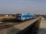 Der 628 424 als RB nach Mühldorf am 20.03.2020 unterwegs bei Tüßling.