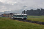 Abschiedsfahrt von Regio Bayern auf der Königludwigbahn am 24.11.18 mit 628 673/486 bei Weizern-Hopferau 