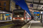 Als RB nach Lindau Hbf stand am 27.03.21 der 628 548 abfahrbereit in Fn-Stadbahnhof 
