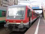 BR 928 am 30.7.07 in Stettin.
In diesen zweiteiligen Zug waren vier Zollbeamte anzutreffen!!