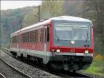 Der Dieseltriebzug 628/928 491-3 fotografiert am 26.10.08 auf seiner Fahrt von Luxemburg nach Ettelbrck.