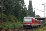 628 623 fhrt am 10.8.09 als Leerfahrt von Westen kommend bei Limmer in Richtung Hannover Hbf.