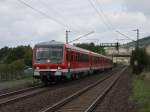 Der 628 266 und der 628 575 am 29.08.2009 bei unterwegs Thngersheim.