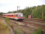 628 555 auf den Weg zum Bahnhof in Munster.