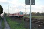 Zwischen Osterath und Krefeld-Oppum geriet mir am 8.11.2009 eine Doppeleinheit 628/928-iger vor die Linse.