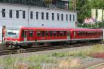 Der 928 507 / 628 507 fahrt als RB47 Leerfahrt durch Wuppertal Steinbeck am 24.07.2010