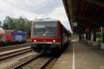 In Bad Kleinen steht 628 659 als RE6 nach Stettin zur Abfahrt bereit. (21.08.2010) 
