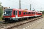 DB 928 631-1 + 628 631-4, Neubrandenburg, 18.08.2003  