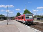 928 554-5/628 554-8 und 628 624/928 624 mit RB 14645 Bremen Hauptbahnhof-Uelzen auf Bahnhof Soltau am 3-5-2011.