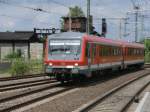 628 314 fuhr,am 28.Mai 2011,den RE aus Wismar nach Ludwigslust,in den Schweriner Hbf ein und mute auch am ehmaligen Bw vorbei.
