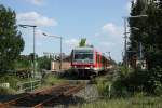 628/928 552 mit der RB nach Braunschweig am 02.08.2011 in Schppenstedt.