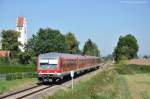 628 423 + 422 als RB59729 am 19.08.2012 bei Oberlindhardt