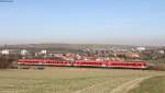 628 428-4? und 628 485-4 als RB 13528 (Worms Hbf-Alzey) bei Alzey 24.2.14