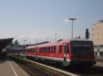628 342 erreicht als RB von Kißlegg den Endbahnhof Friedrichshafen Stadt.