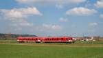 628 xxx mit RB 22879 bei Leutkirch (28.03.2014)