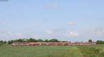 627 103-4 und 628 071-2 mit dem neg 9 (Niebüll-Dagebüll Mole) bei Deezbüll 30.5.14