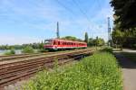 28.06.2014; 628 339 erreicht den Bahnhof Lindau am Bodensee