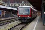 628 415 als RB 22728 nach Friedrichshafen steht am 21.09.14 in Lindau(Bodensee).