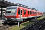 RB28634 mit 928 549/628 549 aus Friedrichshafen Hafen ist in Friedrichshafen Stadt angekommen. (02.05.2016)