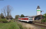 628 501-8  Hörum  als D 1429 (Westerland(Sylt)-Bredstedt) bei Lindholm 8.5.16