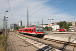 Nach seiner zweiten Fristverlängerung in Mühldorf vom 22.06.16 präsentierte sich 628 591-0 - vor ein paar Jahren getauft auf  Pfarrkirchen  - schön glänzend am Münchner Ostbahnhof. Dort ist für ihn der Wendepunkt, bevor es zurück über Grafing Bahnhof nach Wasserburg (Inn) geht. (München Ostbahnhof am Abend des 08.07.16 -> nur Mo-Fr möglich!)