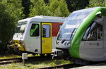 Kopfvergleich: 628 051 und 646 417. Aufnahme: Betzdorf, 8.7.16.