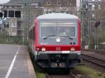 Der  Niers-Express  bei der Einfahrt in den Dsseldorfer Hauptbahnhof.