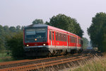 628 662 + 628 ??? als RB 38 von Köln Messe/Deutz nach Düsseldorf Hbf.
Das Foto entstand am 14.06.2011 südlich von Kapellen-Wevelinghoven.
