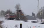 Der Ulmer 628 564 als RB nach Lindau Hbf, kurz vor Wangen(Allg) am 14.01.17  