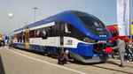 Einer der für die Niederbarnimer Eisenbahn beschafften  Link -Triebwagen des polnischen - Herstellers PESA, bezeichnet als 632 024 bzw.