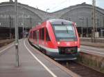 640 030-3 mit eine andere 640 am 21.07.2007 als RE nach Borna(Leipzig).