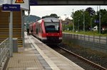 Endstation in Bestwig ist für den RE57 am heutigen Samstag den 2.7.2016, da die Strecke gen Arnsberg gesperrt war.