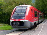 01. Oktober 2012, Haltepunkt Obstfelderschmiede. Der Tw 641 020 (Zug 29883) kommt von Rottenbach und fährt nach Katzhütte. 