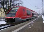 641 033-6 wartet in Weimar am 03.02.2009 auf seinen nchsten Einsatz als RB 16009 nach Kranichfeld in Weimar.