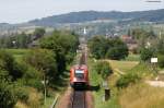 641 015-3 als RB 26740 (Schaffhausen-Erzingen(Baden)) bei Neunkirch 25.6.11.