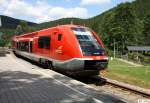 DB 641 019 Alstom Coradia A TER als RB 29882 Katzhtte - Rottenbach, Schwarzatalbahn KBS 562 Rottenbach - Katzhtte, fotografiert in Obstfelderschmiede am 17.06.11