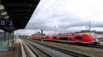 Ein 641er-Trio verlässt am 21.02.2014 den Bahnhof Bamberg
