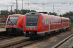 Hier links 641 039-2 als RE3048 von Hof Hbf.