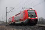 641 028 DB Regio bei Reundorf am 09.12.2014.