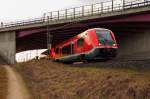 641 038 DB Regio bei Reundorf am 04.03.2015.