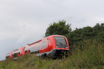 641 028 DB Regio bei Burgkunstadt am 03.08.2016.