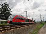 DB Westfrankenbahn (Die Bembel im Kahlgrund) 642 202 am 18.08.18 in Hanau Hbf Südausfahrt 