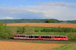 642 219/719 als RE Heilbronn-Crailsheim am 02.05.2020 bei Öhringen-Cappel. 